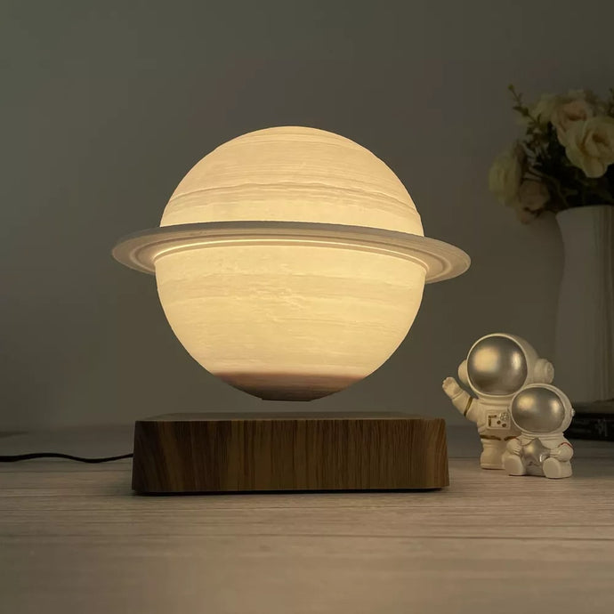 Svävande Saturn: En Futuristisk Magnetisk Lampa för det Moderna Hemmet